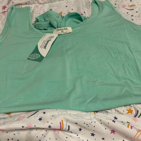 Zenana Tops - NWT Zenana Sleeveless Mint Top